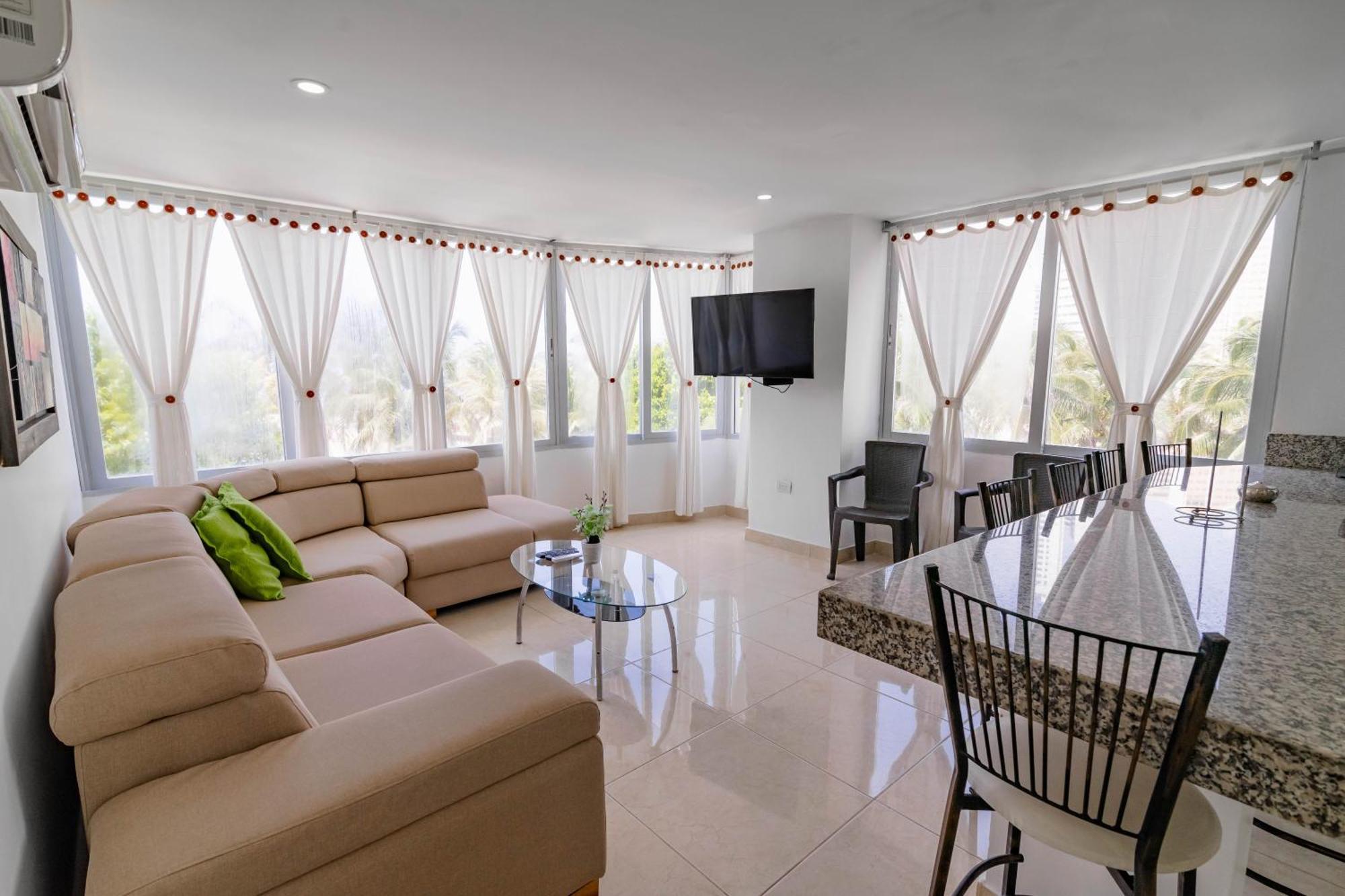 Apartamento Unik Cartagena Edificio Faro Tequendama 외부 사진