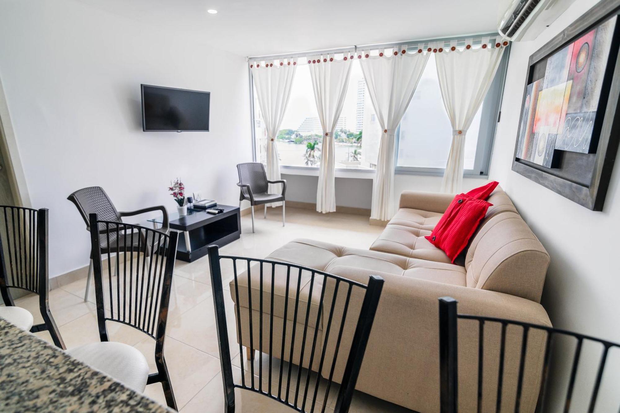 Apartamento Unik Cartagena Edificio Faro Tequendama 외부 사진